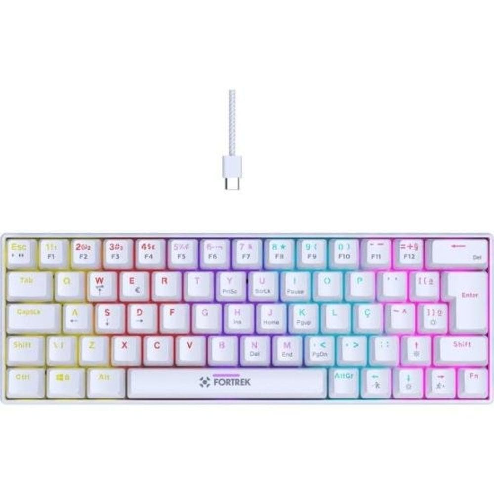 Teclado Gamer Mecânico Fortrek Gravity 65 Switch Outemu Red