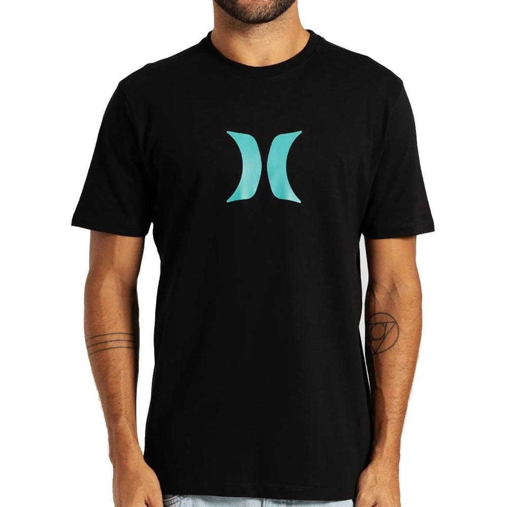 Camiseta Hurley Icon SM26 Masculina Preto