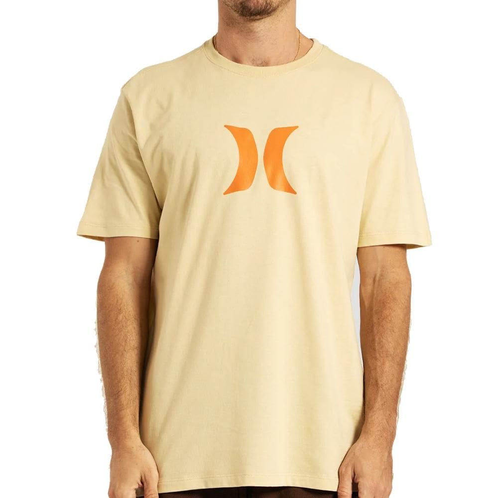Camiseta Hurley Icon SM26 Masculina Bege