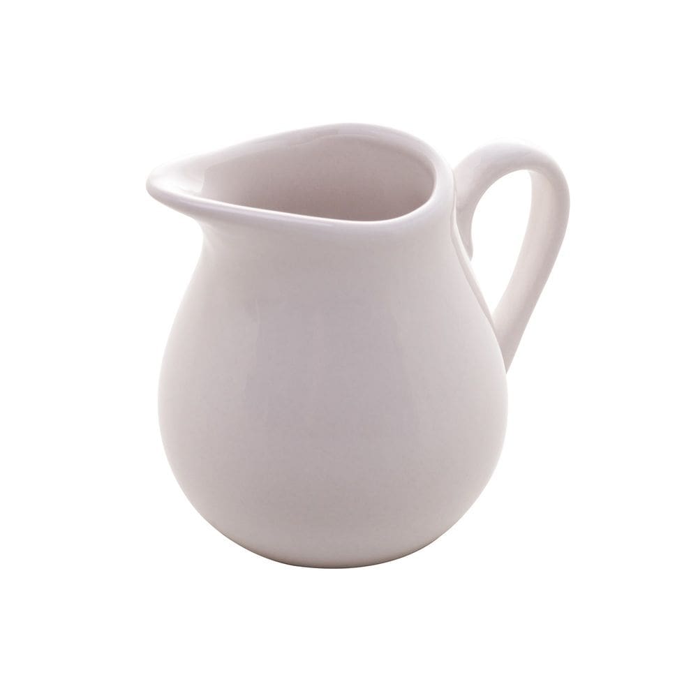 Mini Leiteira de Porcelana Milão Branca 90ml Lyor