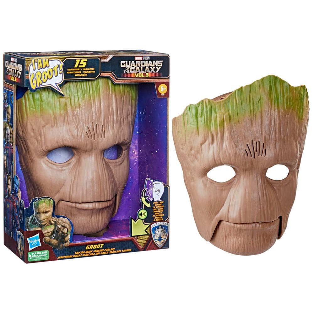 Máscara Sonora - Disney - Marvel - Guardiões da Galáxia 3 - Groot - Hasbro