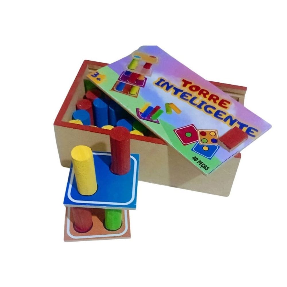 Jogo Educativo Divertido Torre Inteligente Criança Bebe