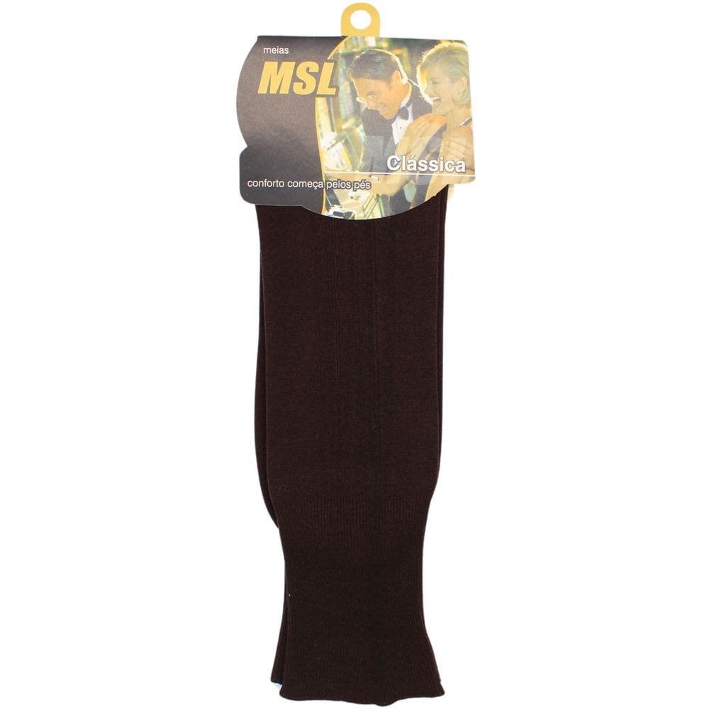 Meia Softy Social Clássica Cano Alto Masculina
