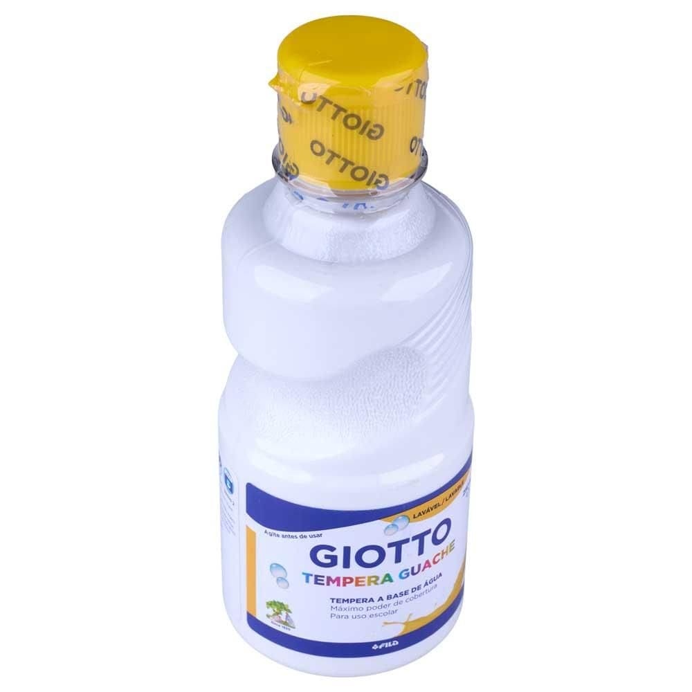 Tinta Guache 250ml Branca Giotto 015002