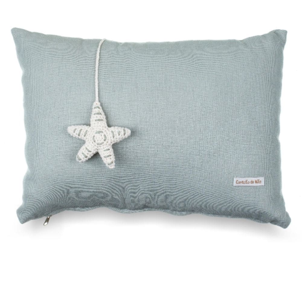 Almofada Mar - Pingente Estrela - Coração de Mãe