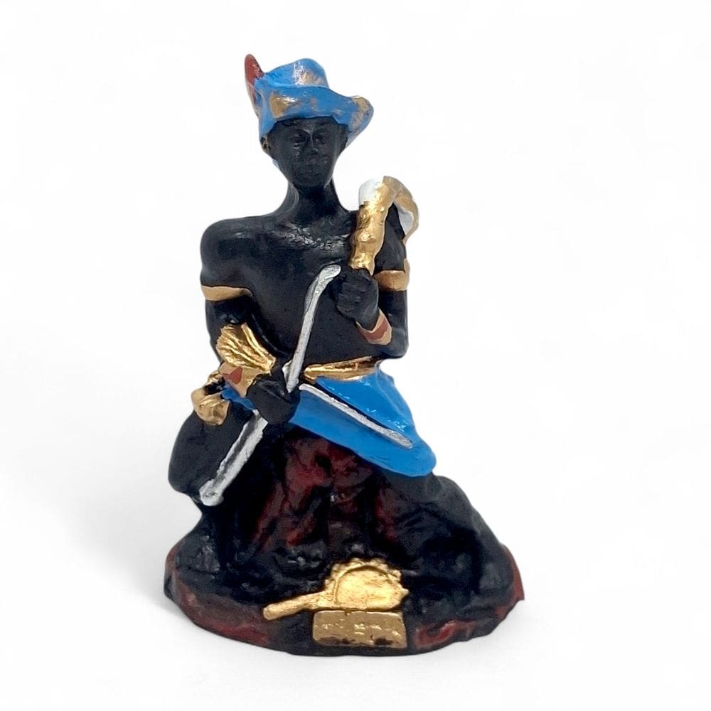 Estátua Imagem Logum Edé Orixá Senhor da Esperança 9 cm