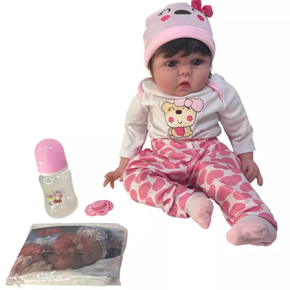 Boneca Baby Dolls Reborn Calça Coração - Toys Import J24058