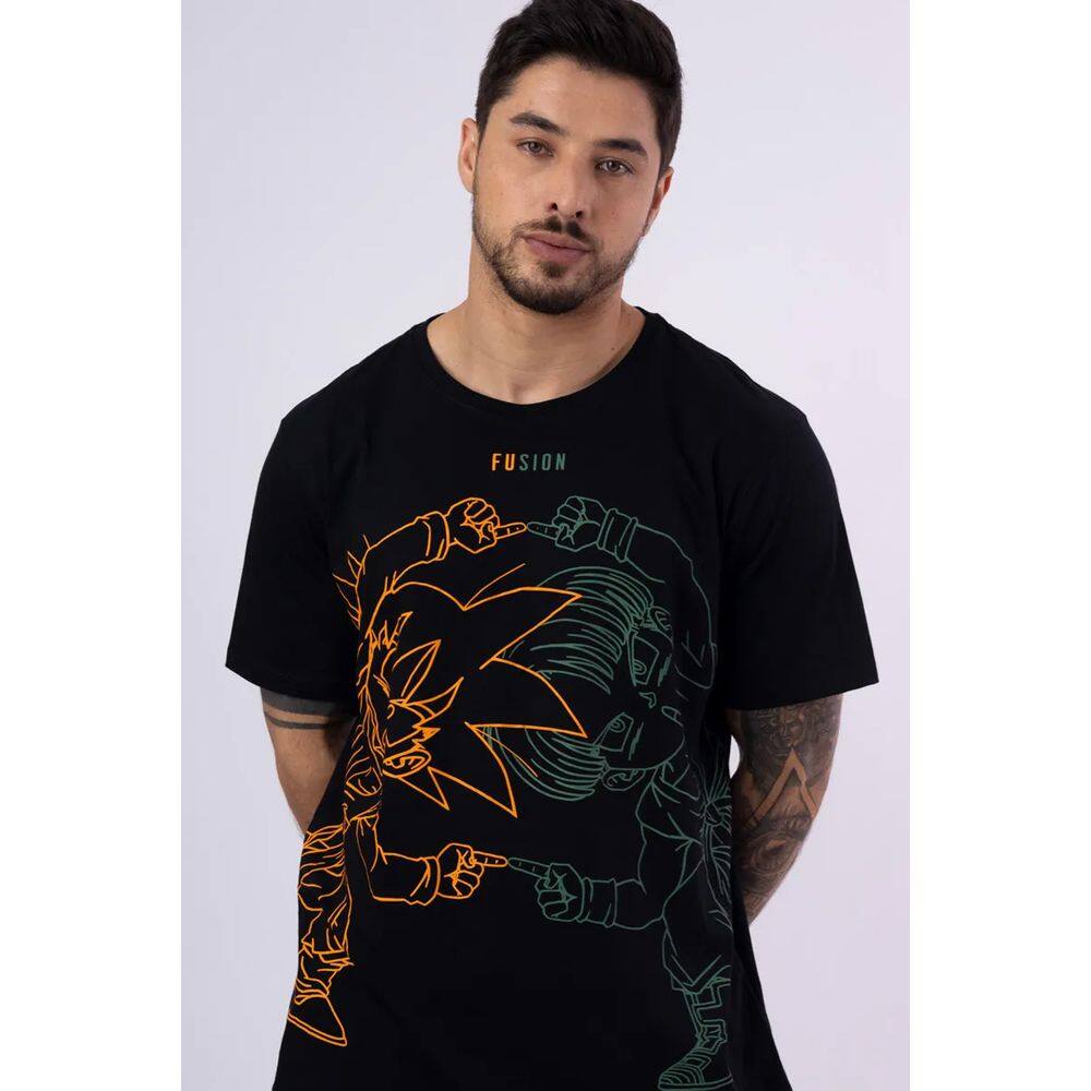 Camiseta Dragon Ball Z Fusion Goten E Trunks | Ponto