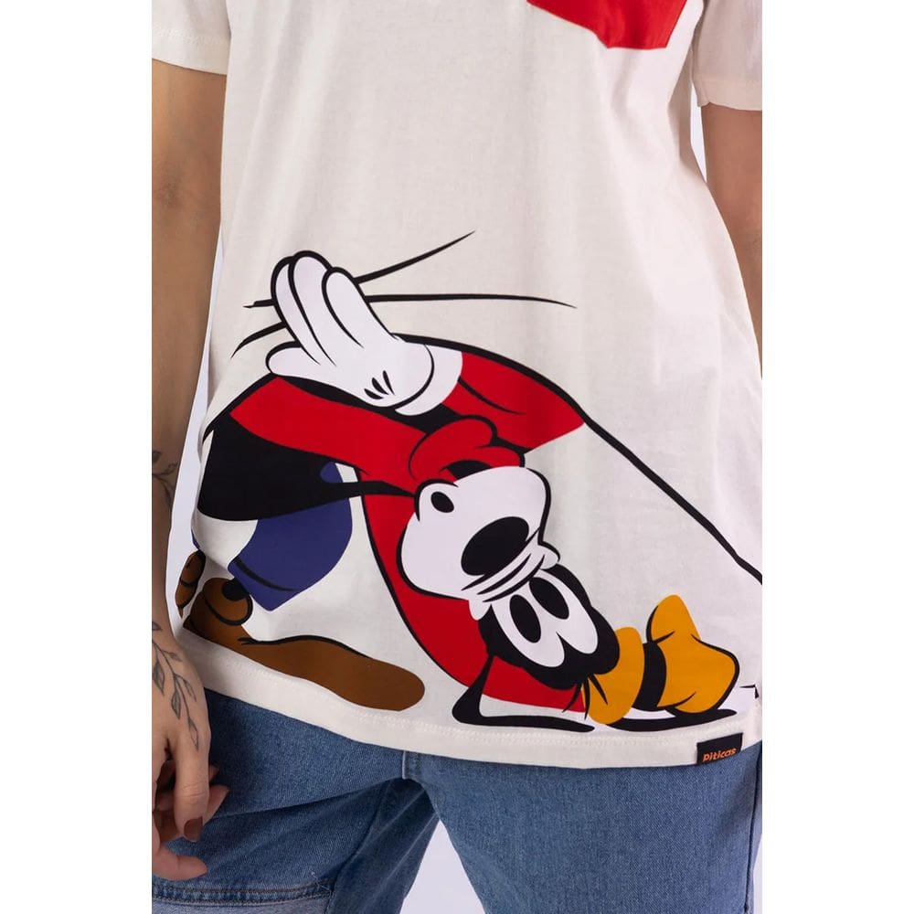 Camiseta Disney Mickey E Pateta - Piticas