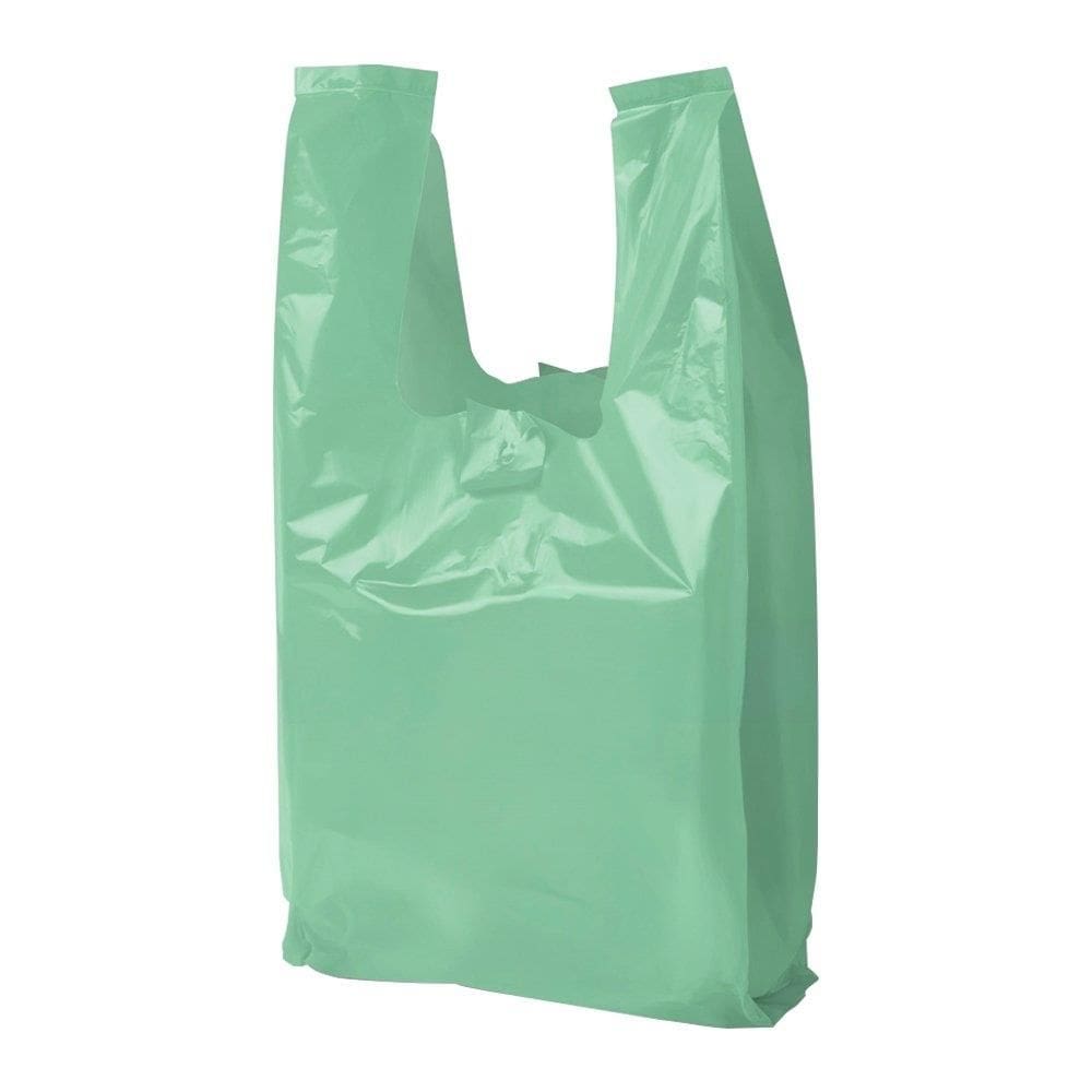 Sacola Uzzi Verde 48x55 Suporta 6kg - Embalagem com 500 Unidades