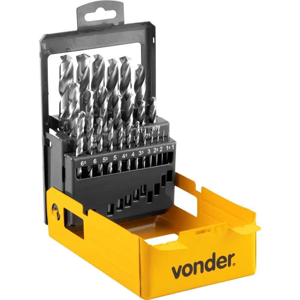 Broca Ar Din 338 Jg 1,0a13mm 25pc Vonder
