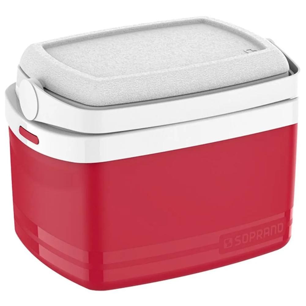Caixa Térmica Cooler 5 L Vermelho Tropical - Soprano