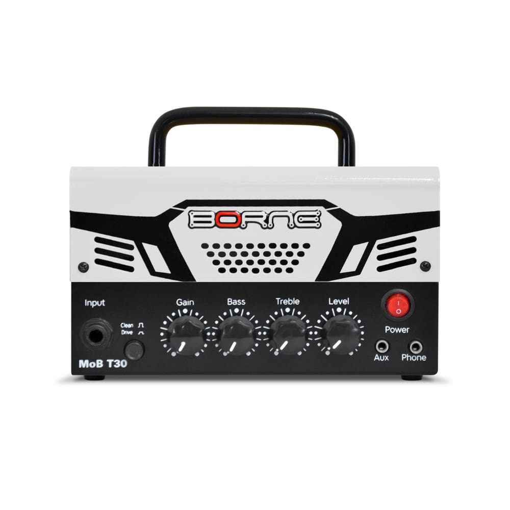 Mini Cabeçote Amplificador Para Guitarra Mob T30  Borne 30w
