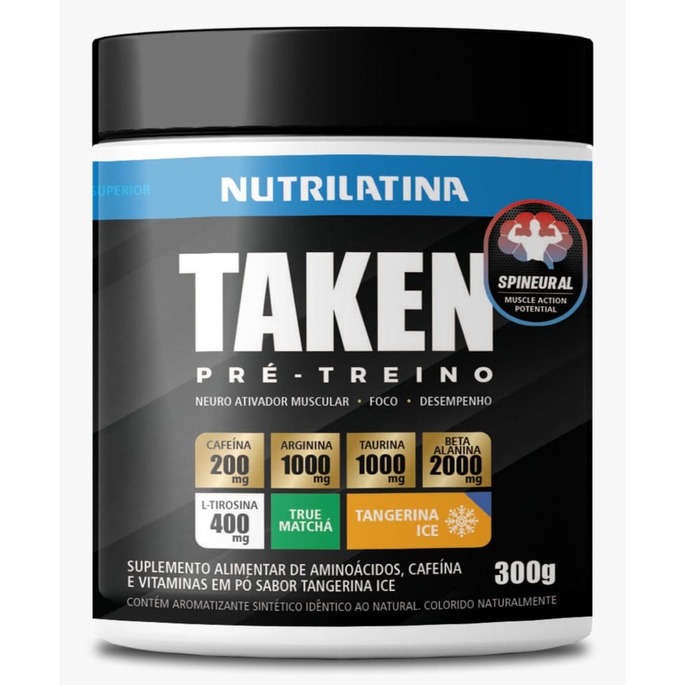 PRE-TREINO TAKEN TANGERINA ICE Nutrilatina 300g