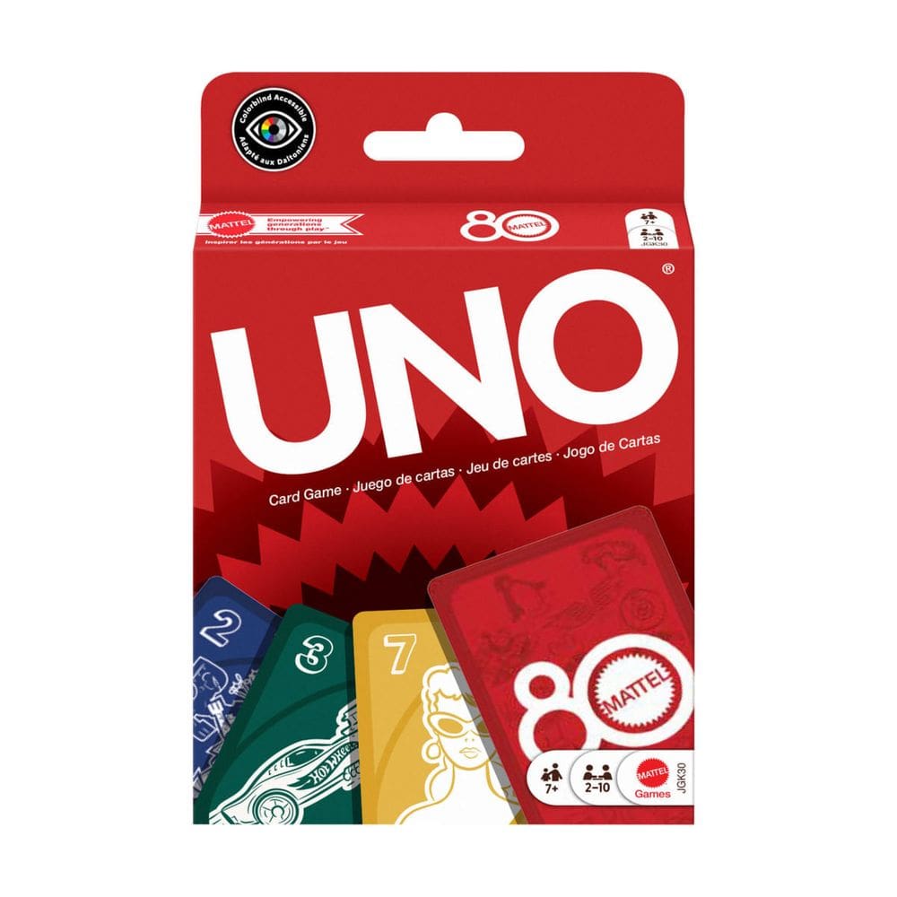 Jogo De Cartas - UNO Ruby Red - Mattel 80 Aniversario MATTEL
