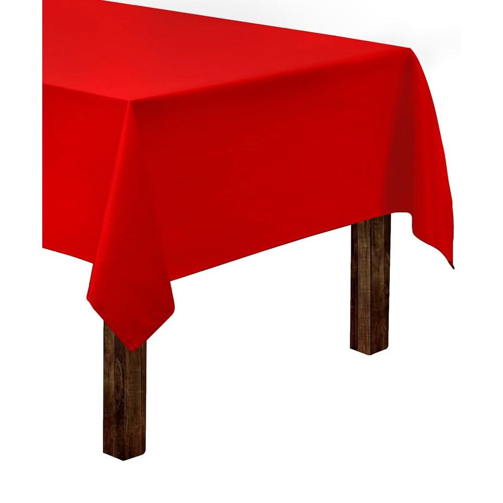 Toalha de mesa Gee Di Moda Retangular 152x320cm Poliéster Vermelho