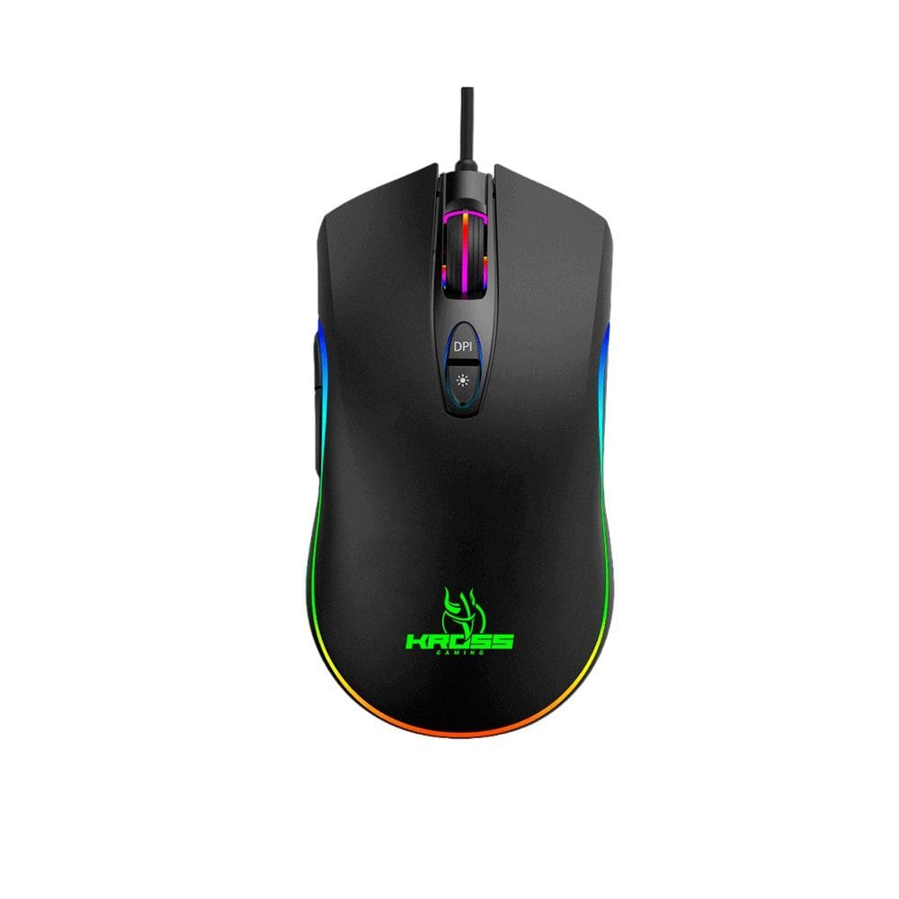 Mouse Gamer Gungnir 4800dpi 7botões Kross Elegance Ke-mg125