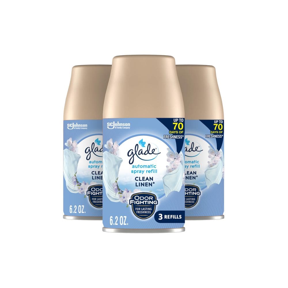 Refill de purificador de ar Glade Automatic Spray Clean Linen 180 ml