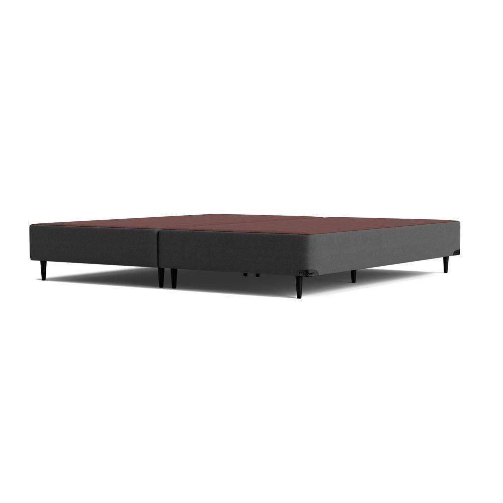 Base Sommier Camurça Cinza Super King (193x203x23) - Ortobom