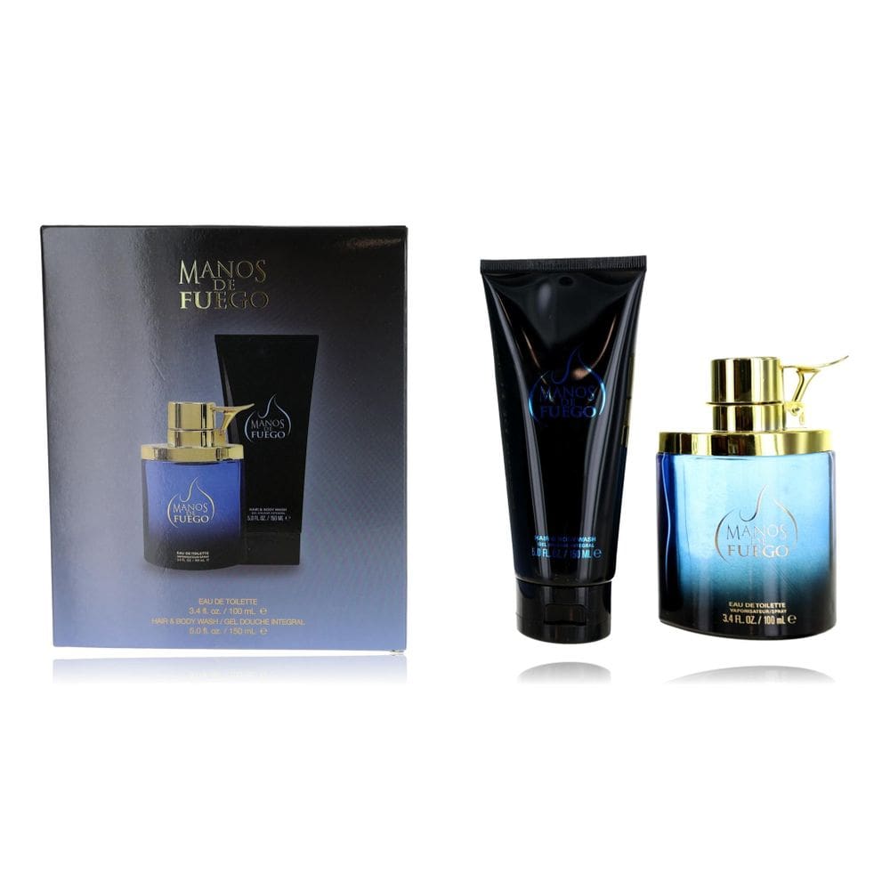 Conjunto de presentes Manos de Fuego Macho Man Eau de Toilette 100 ml + sabonete líquido 150 ml