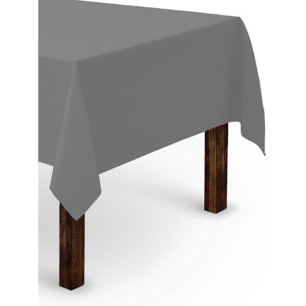 Toalha de mesa Gee Di Moda retangular 152 x 213 cm Carvão e Poliéster