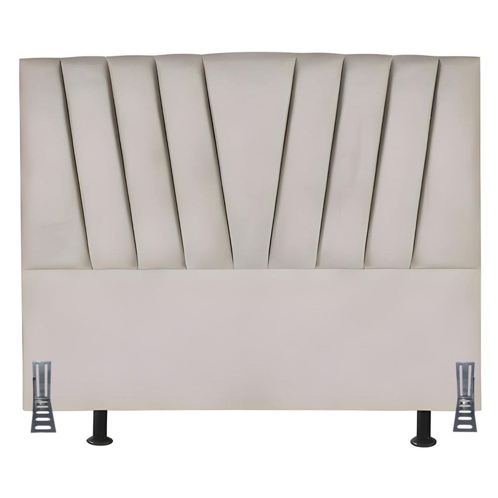 Cabeceira Solteirão 100 cm Safira em Corino e Frame