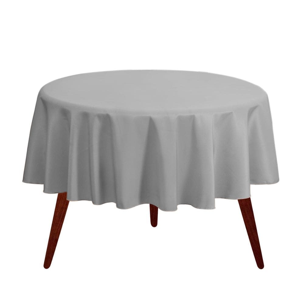 Toalha de mesa Gee Di Moda 132 cm de carvão vegetal para mesa de 183 a 244 cm