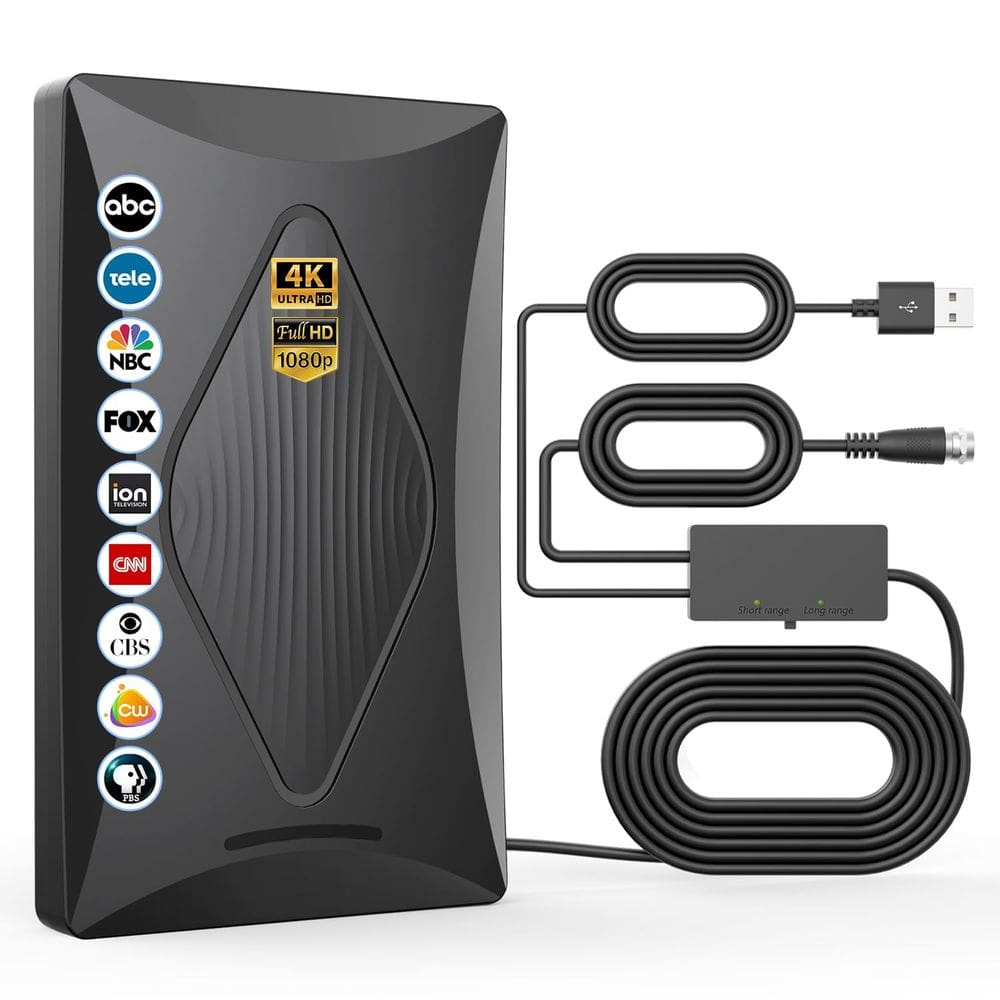 Antena de TV Oheotoo 2024 lança Smart TV HD 4K de longo alcance de 360°