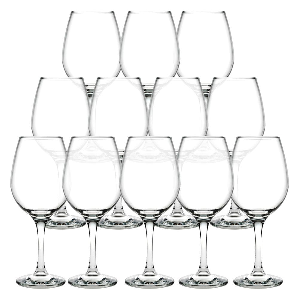 Taça de Vidro Barone para Vinho 385ml 12 Unidades
