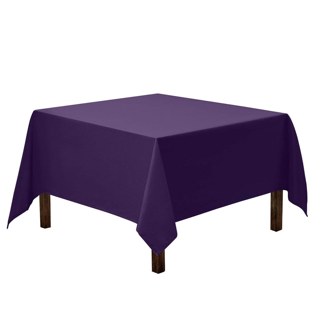 Toalha de mesa Gee Di Moda Quadrada 70x70cm Poliéster Roxo
