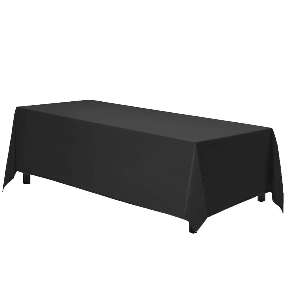 Toalha de mesa Gee Di Moda Retangular 90x156cm Poliéster Preto