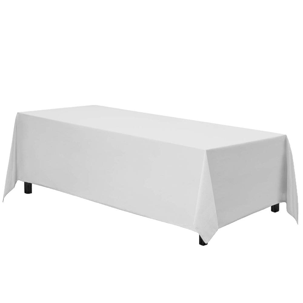 Toalha de mesa Gee Di Moda Retangular 90x132cm Poliéster Branco