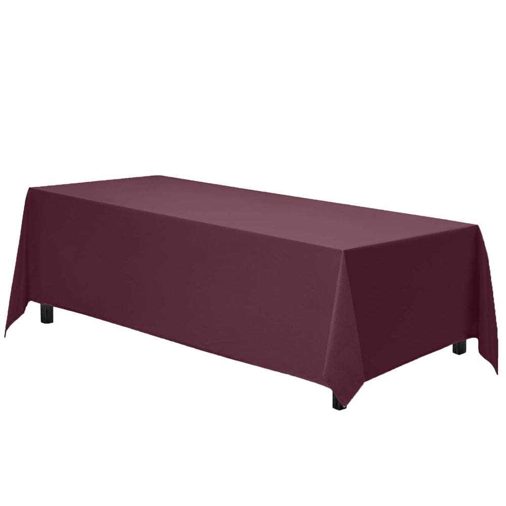 Toalha de mesa Gee Di Moda Retangular 90x132cm Poliéster Borgonha