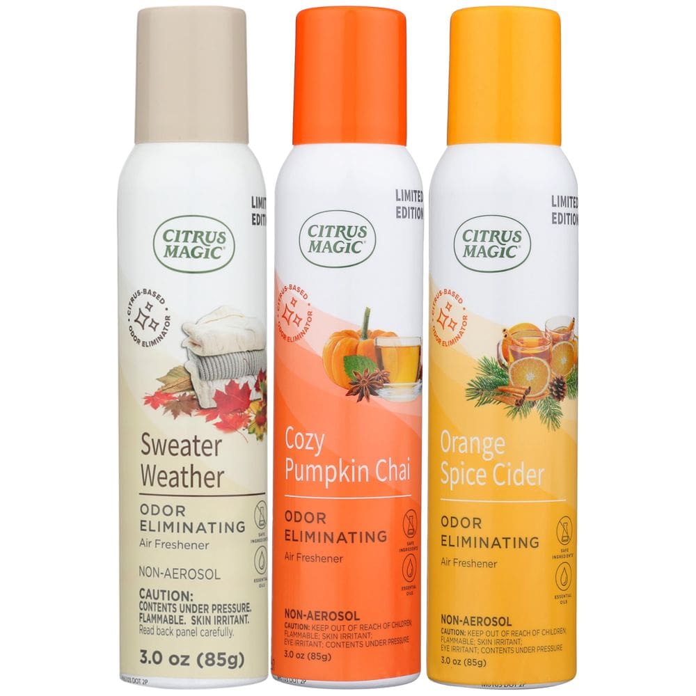 Spray purificador de ar Citrus Magic Edição Limitada 90mL x3