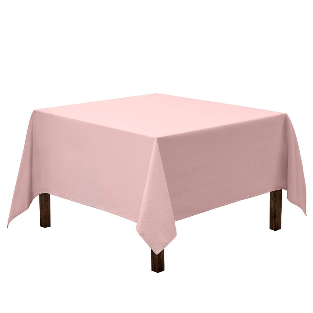 Toalha de mesa Gee Di Moda quadrada 85x85cm Tecido lavável rosa