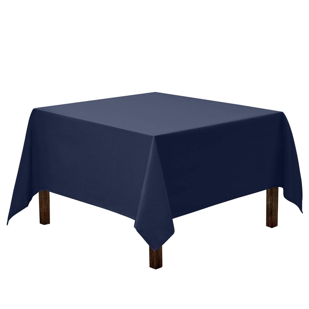 Toalha de mesa Gee Di Moda Azul Marinho 216x216cm Poliéster
