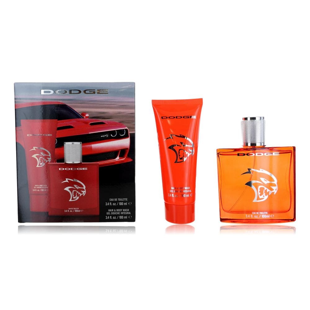 Conjunto de perfume de presente Dodge Hellcat para homens Eau de Toilette 100ml