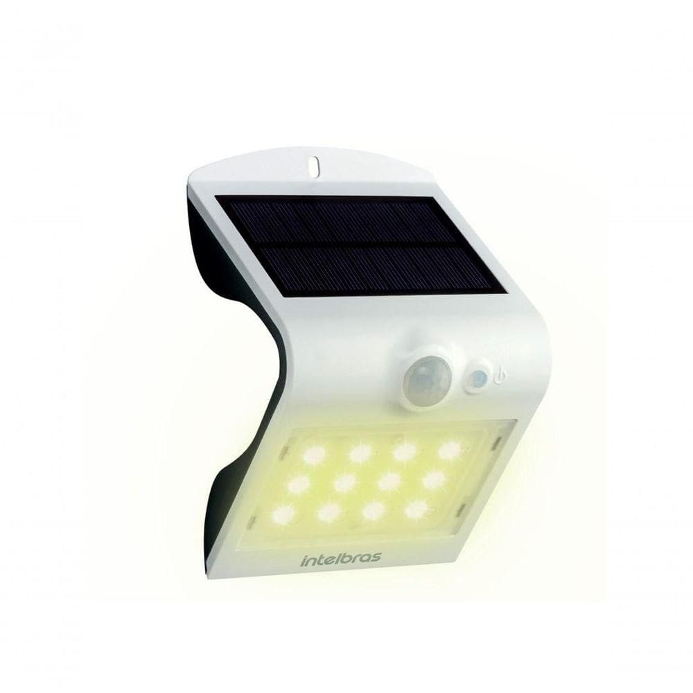 Arandela Solar Integrada Asi 220 Br Luz Amarela 4842810