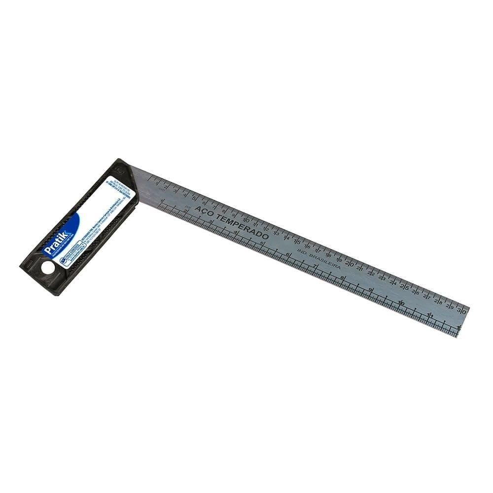 Esquadro Pratik Cabo Plástico 12 Polegadas
