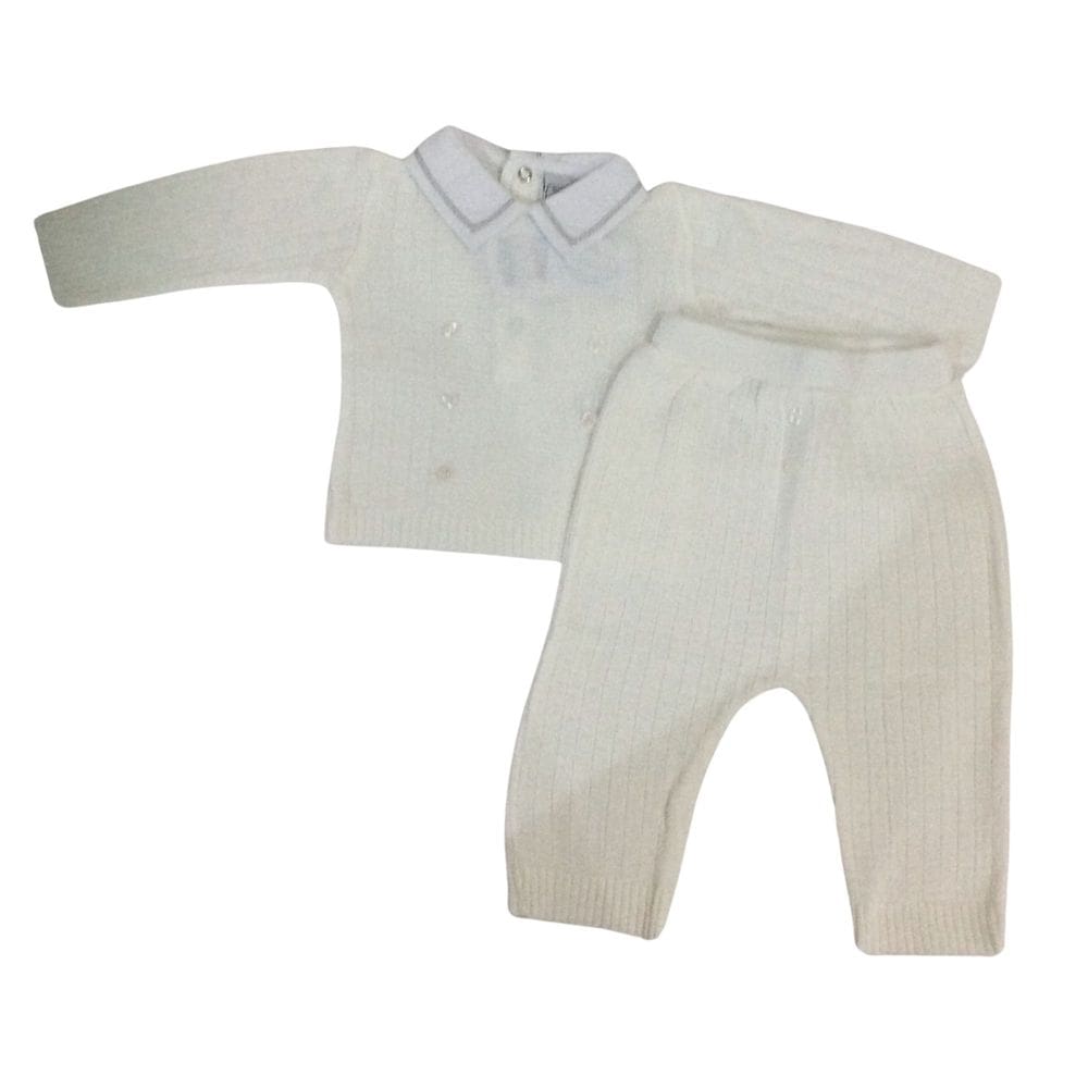 Conjunto bebê   masc linha Noruega  branco