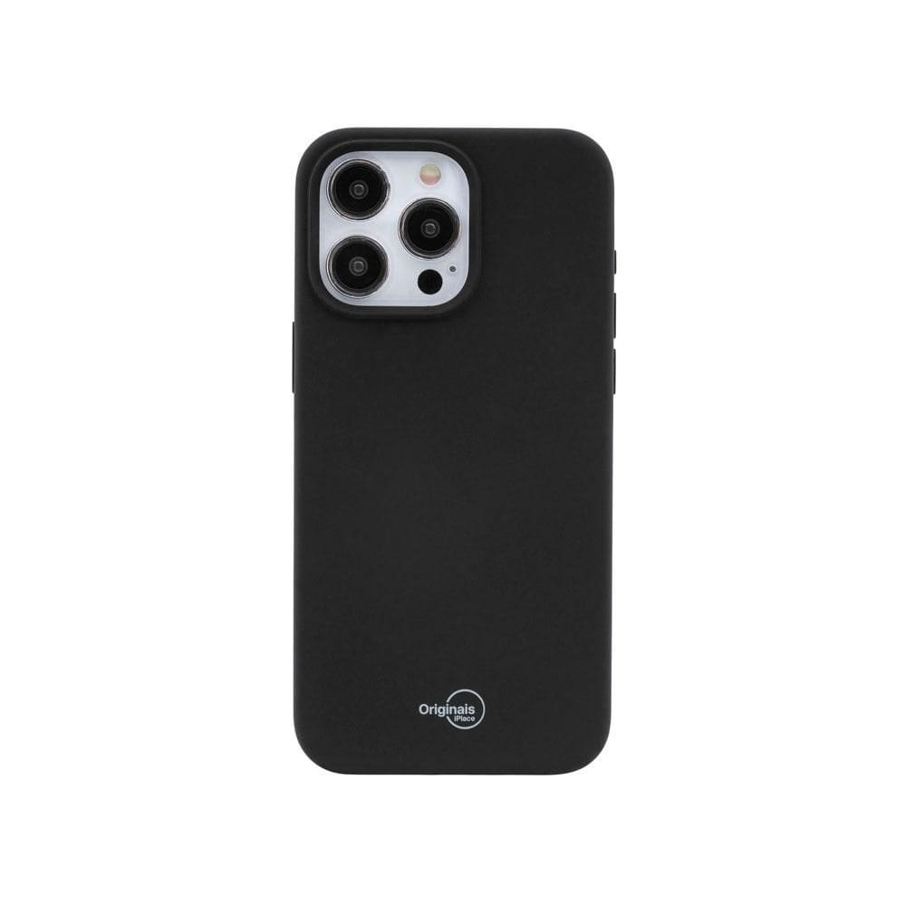 Capa iPhone 15 Pro Max Originais iPlace, Beagá, Silicone Preto