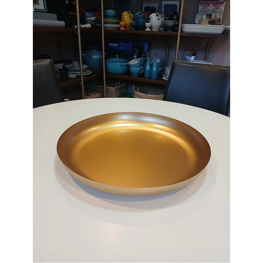 Centro de mesa em metal Dourado - 42cm