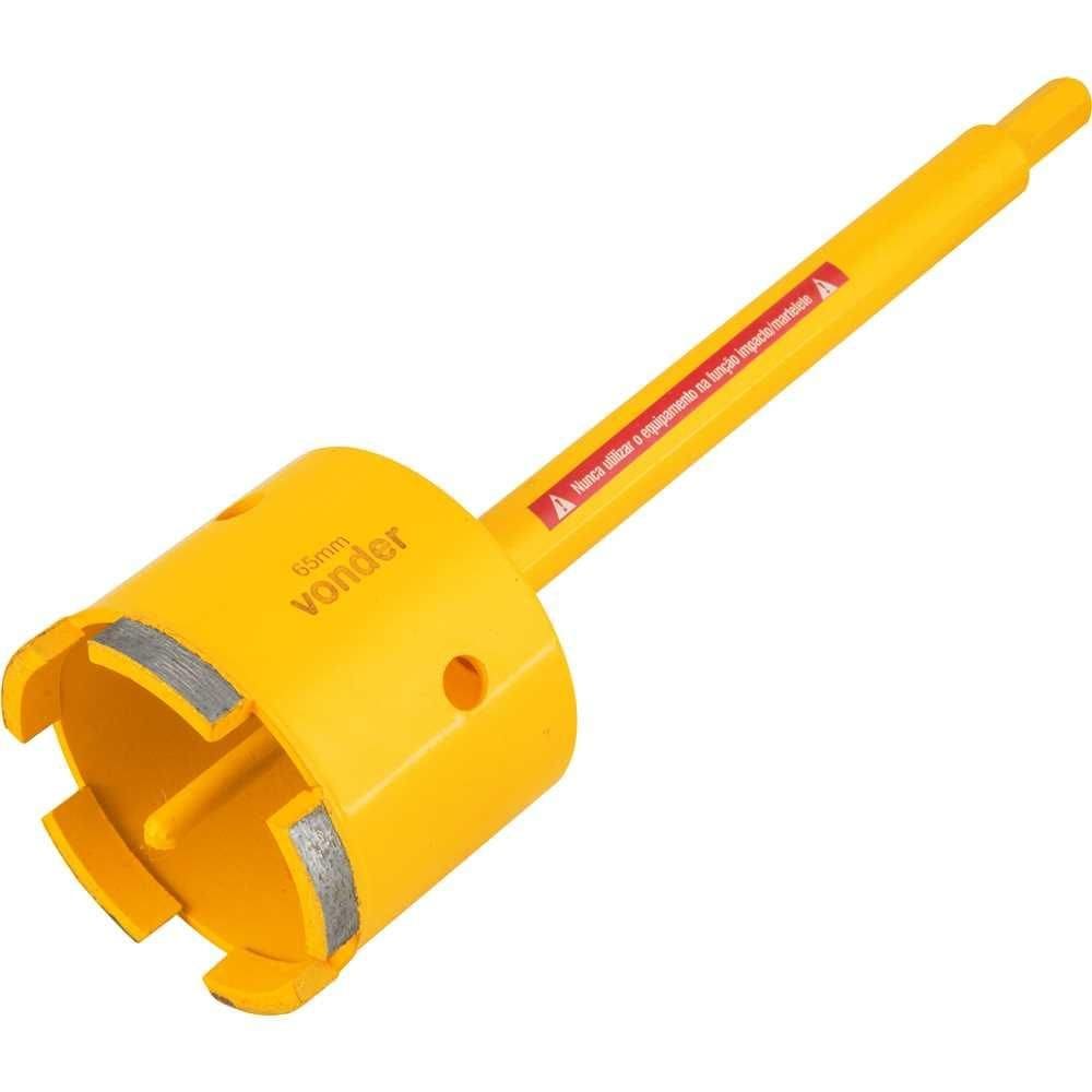 Serra Copo 65mm Diamantada Haste Vonder