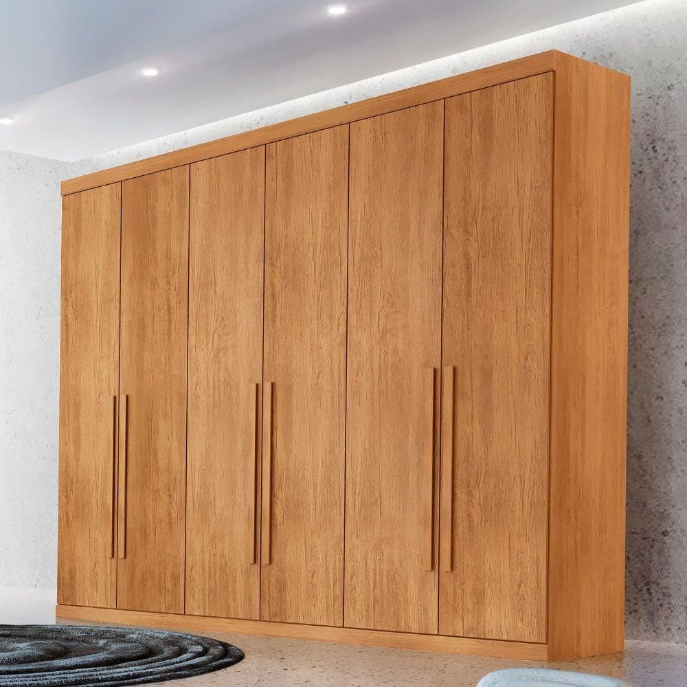 Guarda Roupa Casal Maya 6 Portas E 6 Gavetas Rufato Naturalle