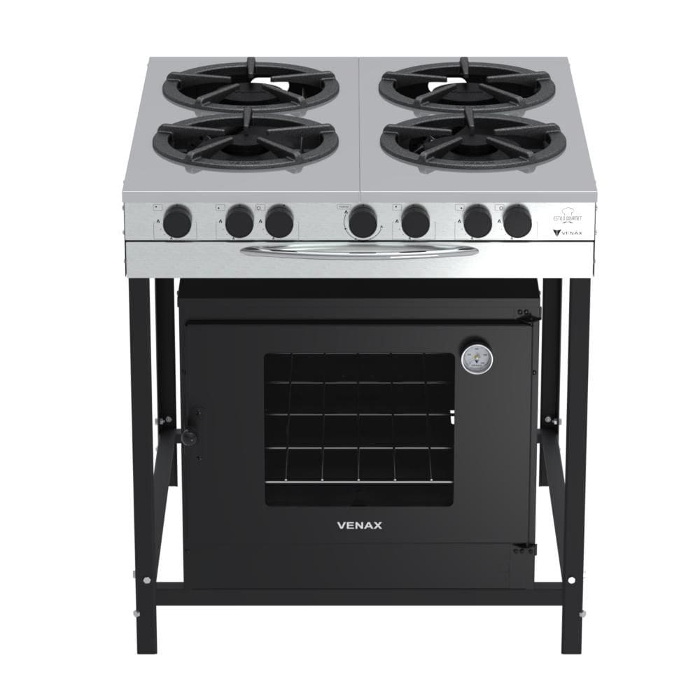 Fogão a Gas Industrial 4 Bocas Venax FFI430-2 Gourmet