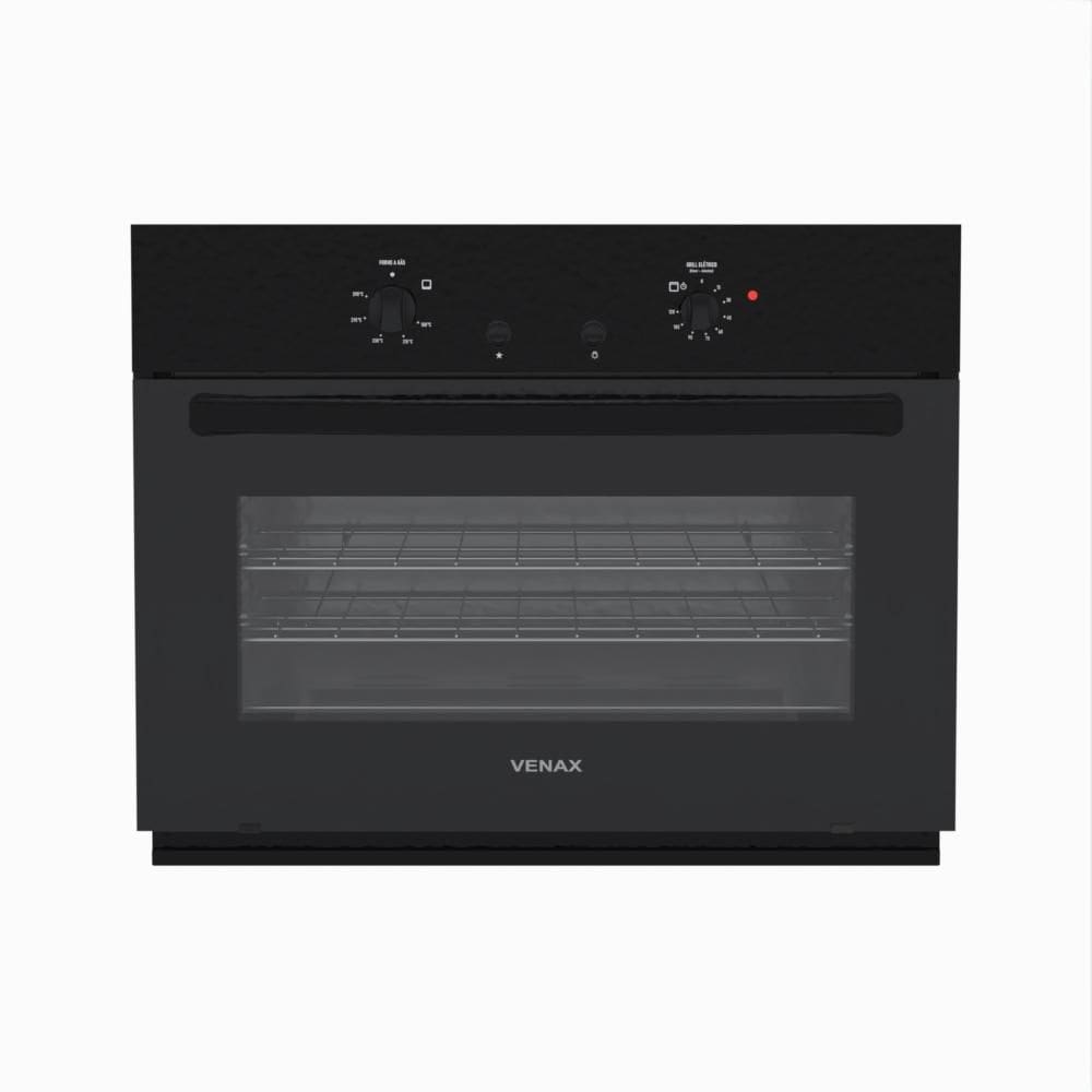 Forno de Embutir a Gas Venax 88,3L Totale Nero GIII