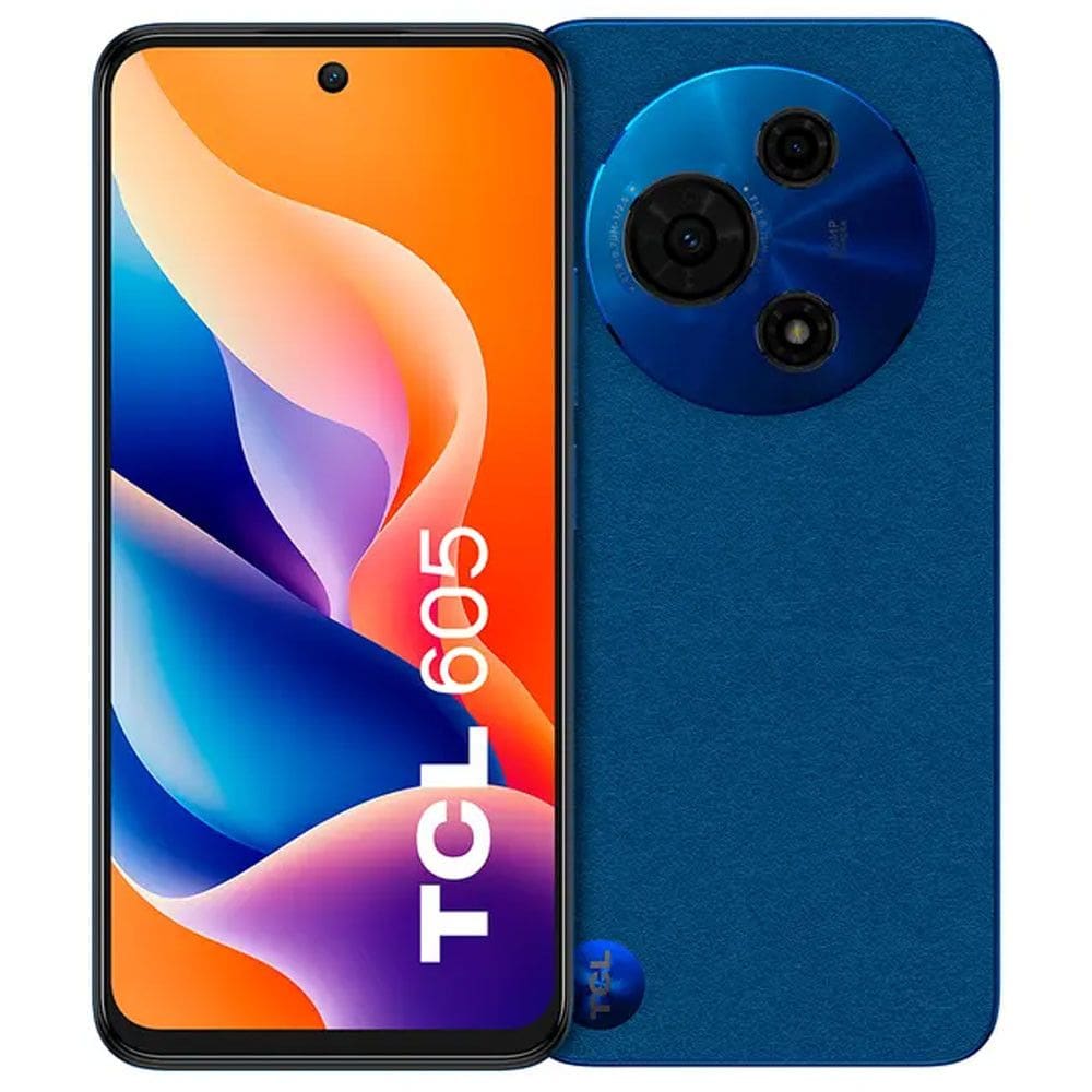 Smartphone TCL 605 4G 6.7 Polegadas 128GB 4GB Câmera Dupla Quadriband