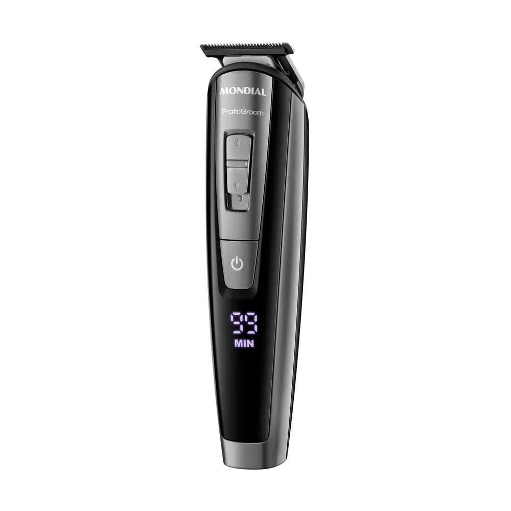 Aparador de Pelos Mondial BodyGroom 8 em 1 Painel Digital Bivolt – BG-09