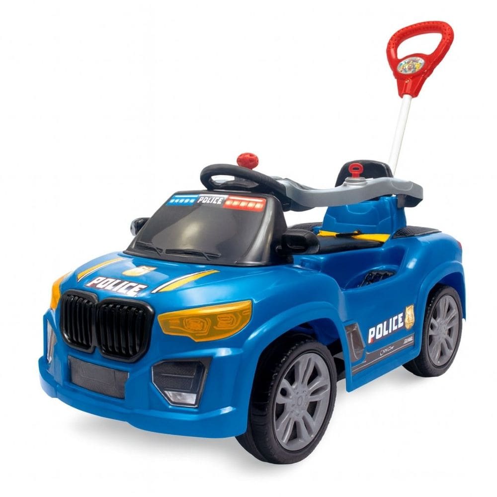 Carrinho Pedal Infantil Quadriciclo Azul Buzina Bebe Criança