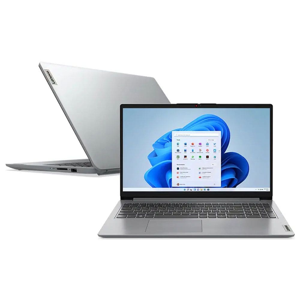 Notebook Lenovo IdeaPad 1i Intel Celeron W11 4GB 128GB 15.6 82QH0007BR